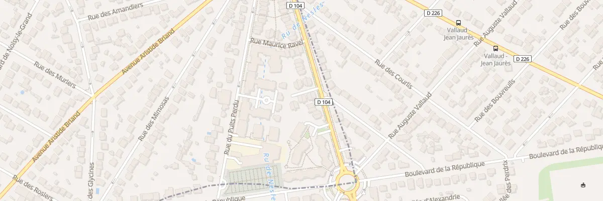 Plan du 7 Rue Claude Debussy à Gournay-sur-Marne