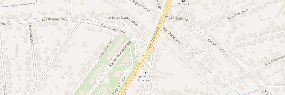 Plan du 2 Rue Beaumarchais à Montluçon
