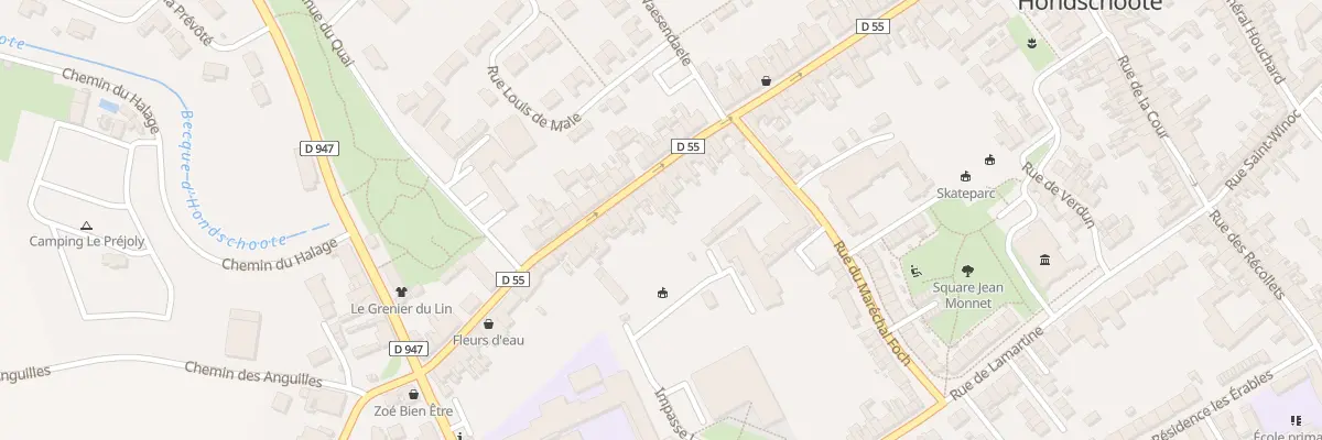 Plan du 53 Rue de la Libération à Hondschoote