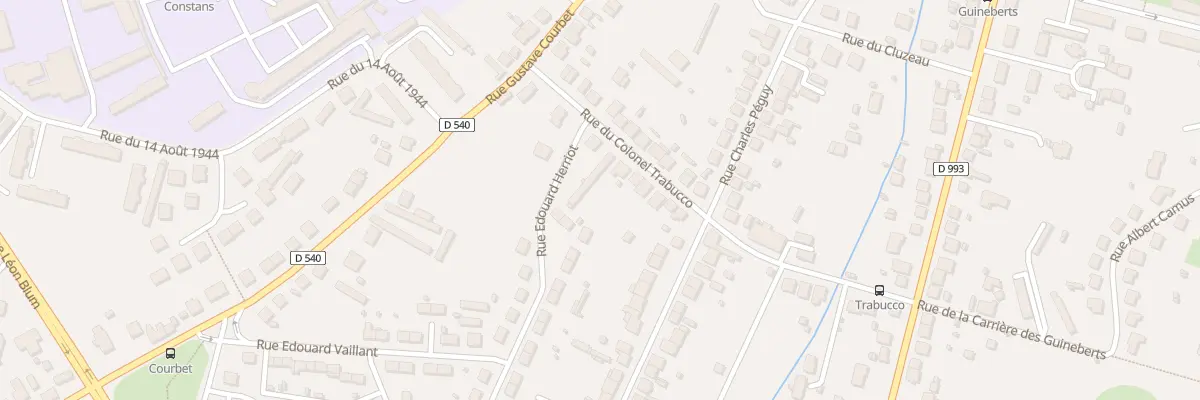 Plan du 12 Rue du Colonel Trabucco à Montluçon