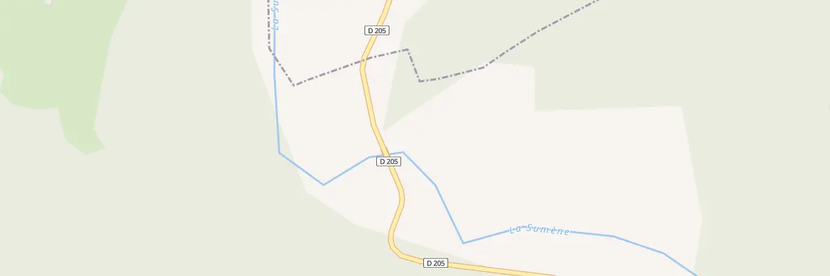 Plan du 5422 Le Gue Large Est à Menet