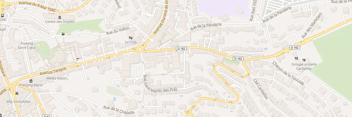 Plan du 12 Av des Fus de Ste Radegonde à Rodez