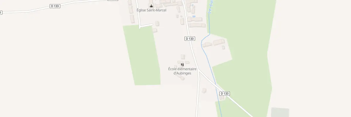 Plan du 26 Rte de Ruelle à Aubinges