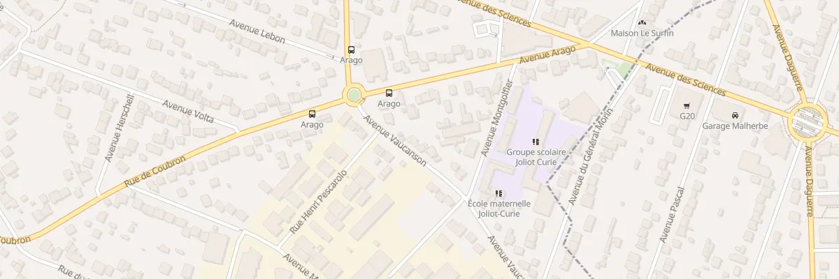 Plan du 13 Av Vaucanson à Montfermeil