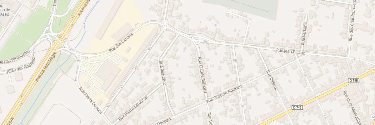 Plan du 15 Rue Claude Bernard à Montluçon