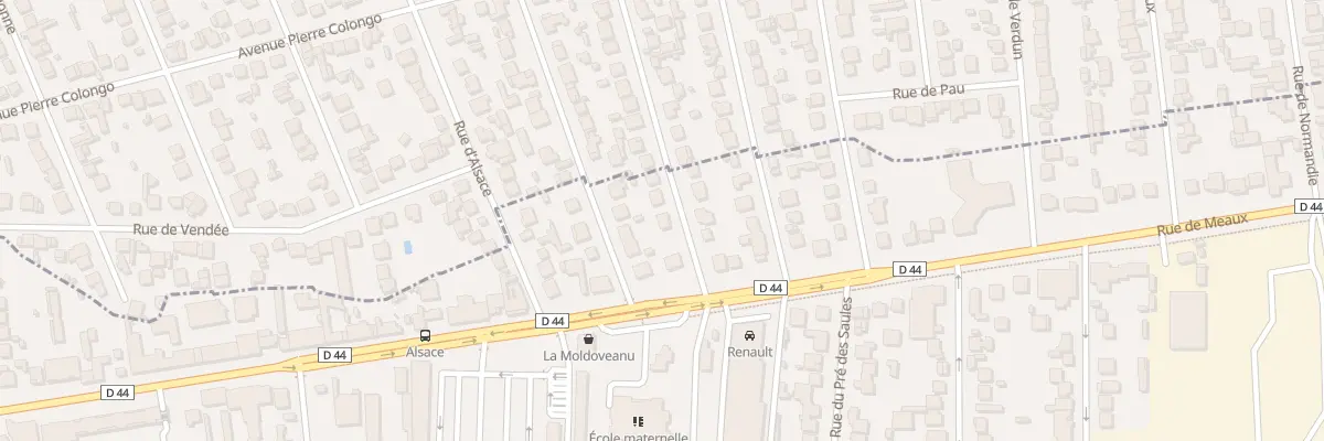 Plan du 58 Rue de Provence à Vaujours