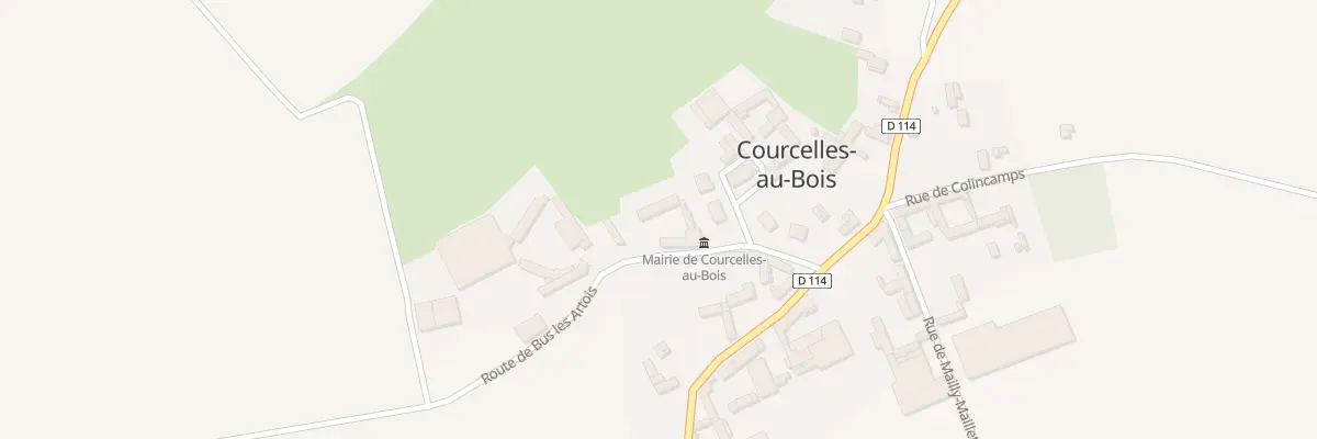 Plan du 1B Rte de Bus Les Artois à Courcelles-au-Bois