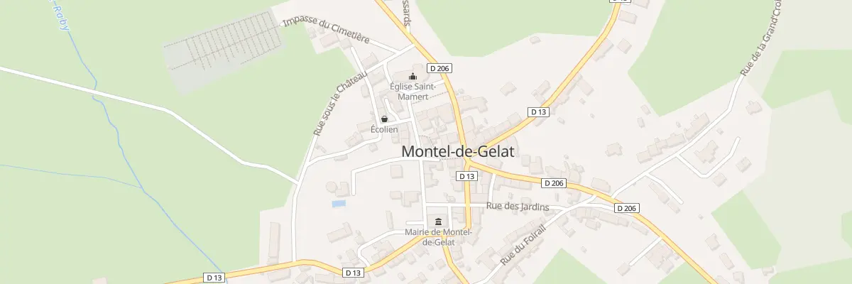 Plan du 6 Pl de l’Église à Montel-de-Gelat