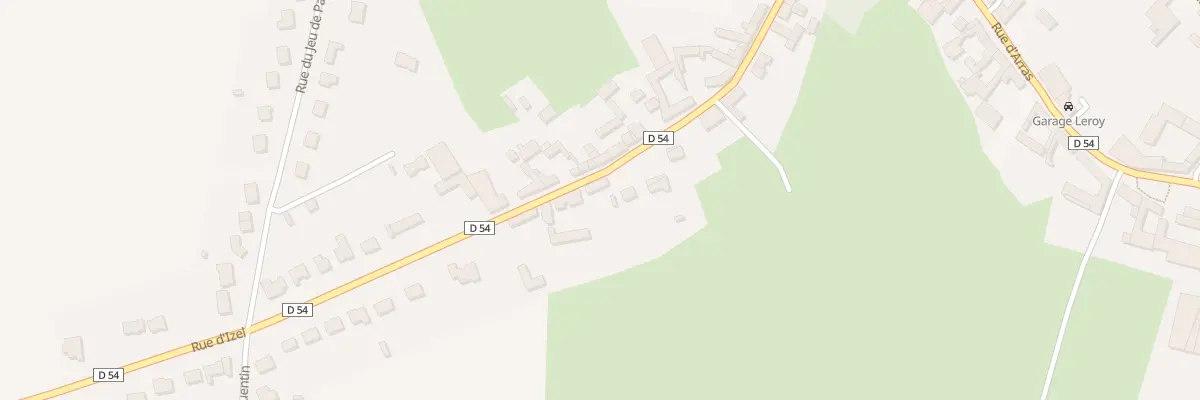 Plan du 13 Rue d’Izel à Hermaville