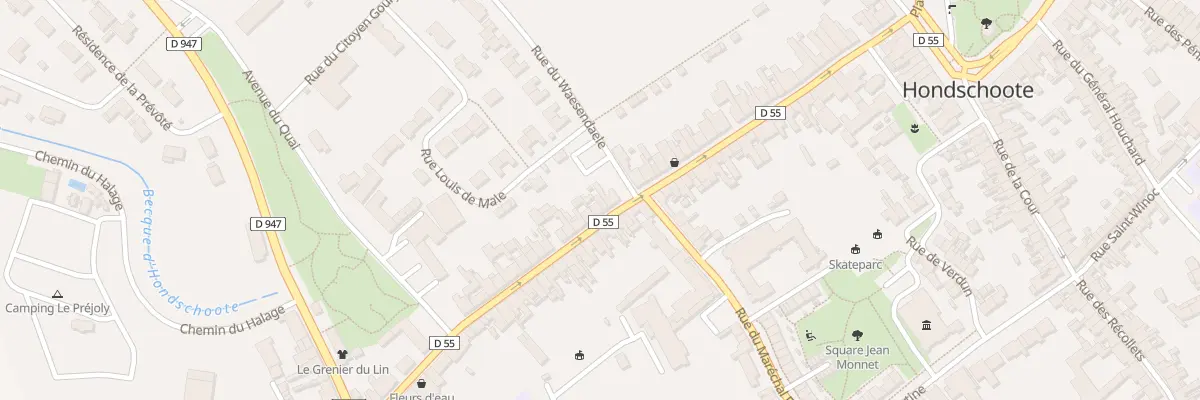 Plan du 60 Rue de la Libération à Hondschoote