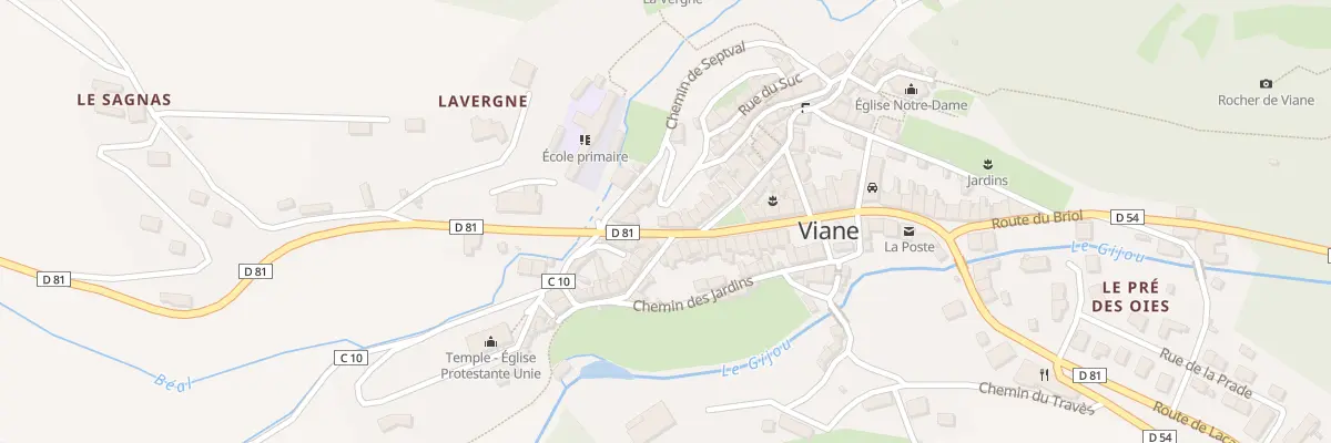 Plan du 46 Av Elysee Gaches à Viane