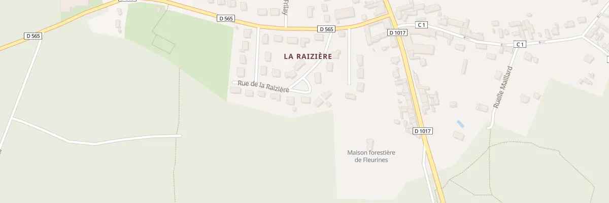 Plan du 11 Rue de la Raiziere à Fleurines
