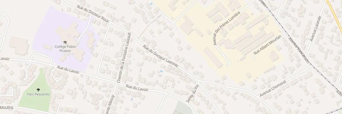 Plan du 7T Rue du Docteur Laënnec à Montfermeil