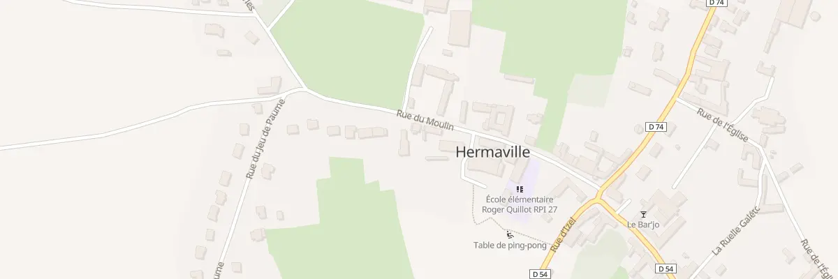 Plan du 11 Rue du Moulin à Hermaville