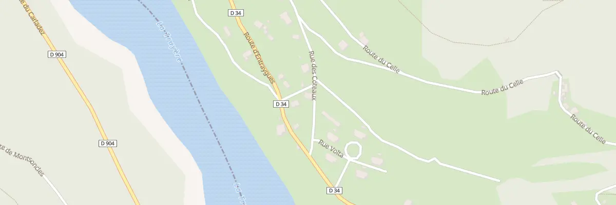 Plan du 5005 Campredon à Campouriez