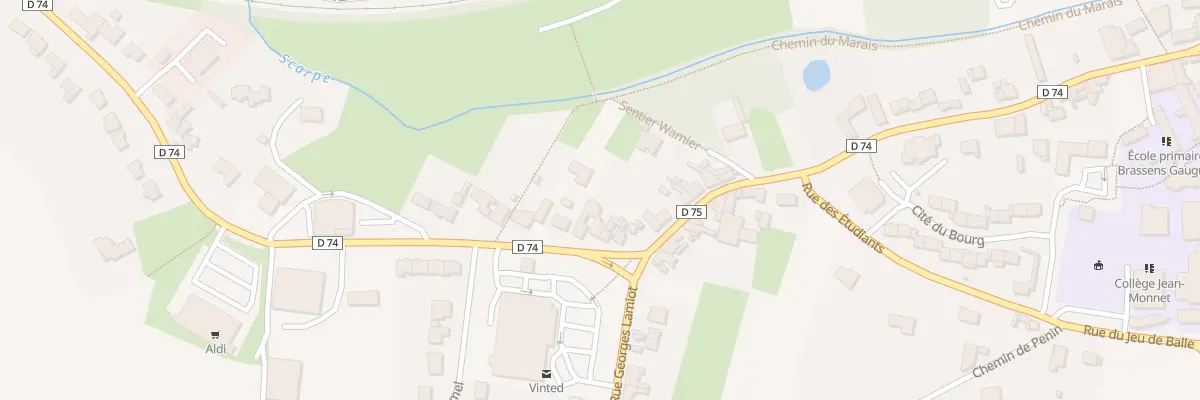 Plan du 42 Rue Léona Occre à Aubigny-en-Artois
