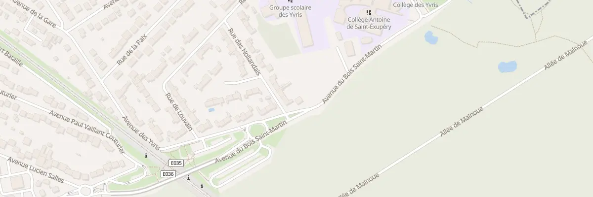 Plan du 21 Av du Bois Saint Martin à Noisy-le-Grand