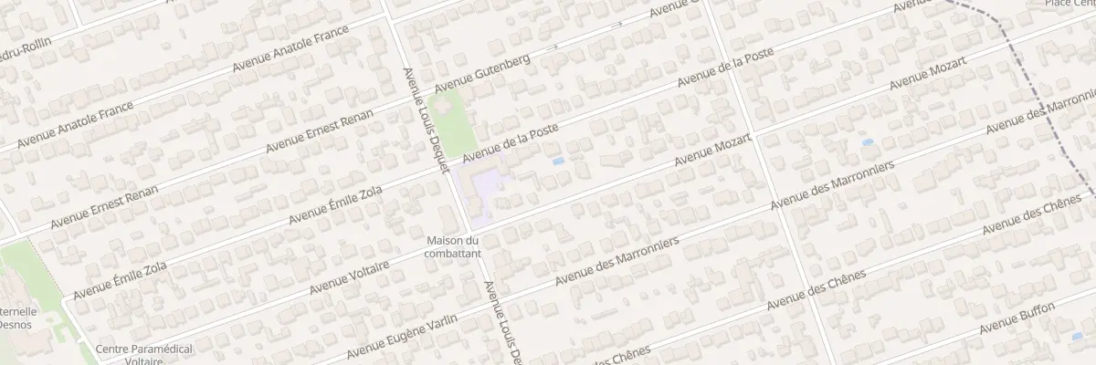 Plan du 7 Av Mozart à Tremblay-en-France