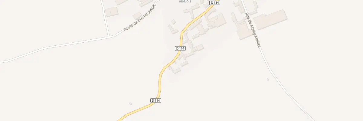 Plan du 11 Rue de Bertrancourt à Courcelles-au-Bois