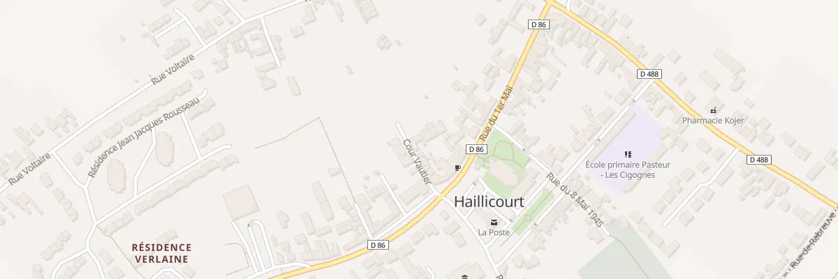 Plan du 16 Cour Vauthier à Haillicourt