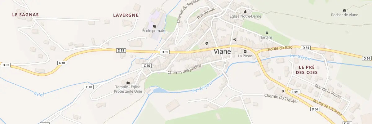 Plan du 31 Av Elysee Gaches à Viane