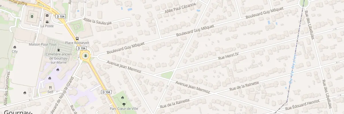 Plan du 19 Av du Général Leclerc à Gournay-sur-Marne