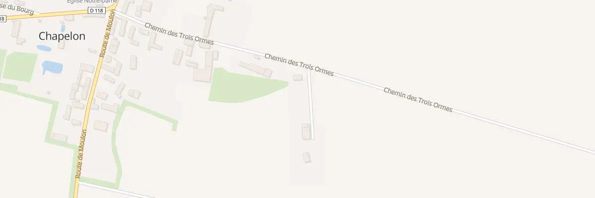 Plan du 31 Che des Trois Ormes à Chapelon