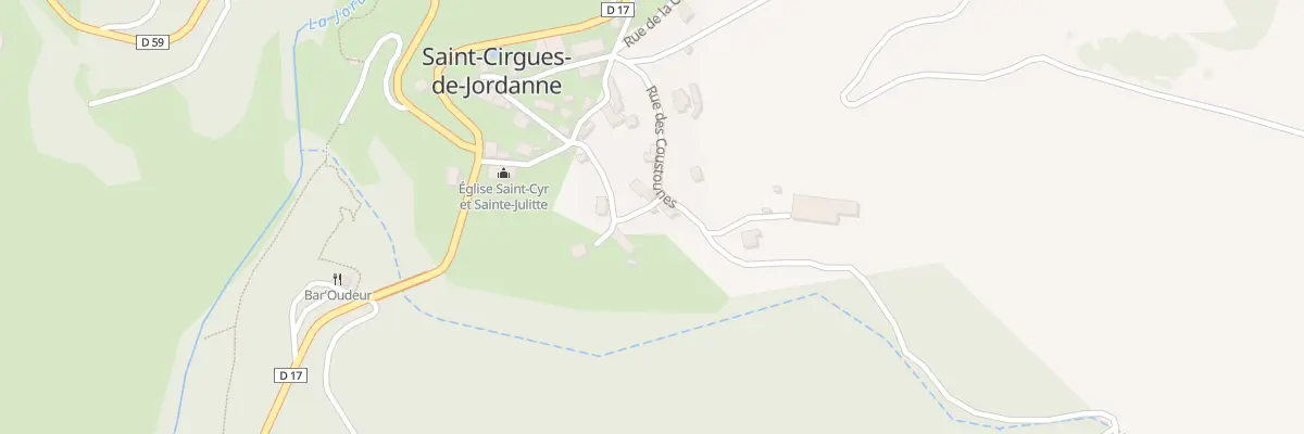 Plan du 5100 Le Bourg à Saint-Cirgues-de-Jordanne