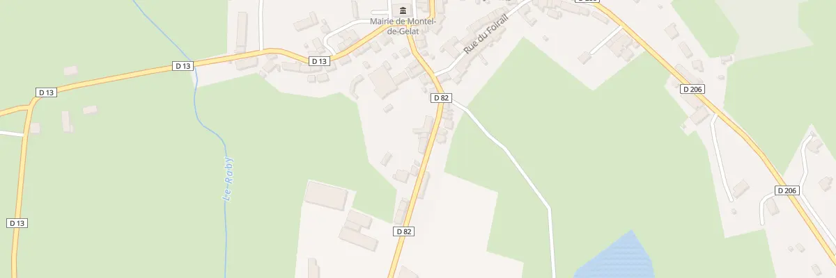 Plan du 14 Rue de la Vendée à Montel-de-Gelat