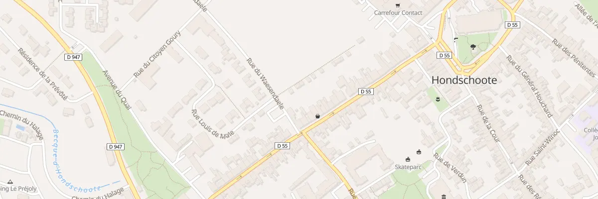 Plan du 48 Rue de la Libération à Hondschoote