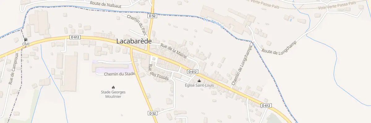 Plan du 6 Rue de la Mairie à Lacabarède