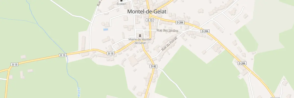 Plan du 5 Rue de la Vendée à Montel-de-Gelat