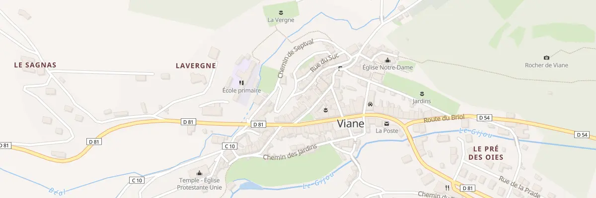 Plan du 5168 Rue des Fleurs à Viane