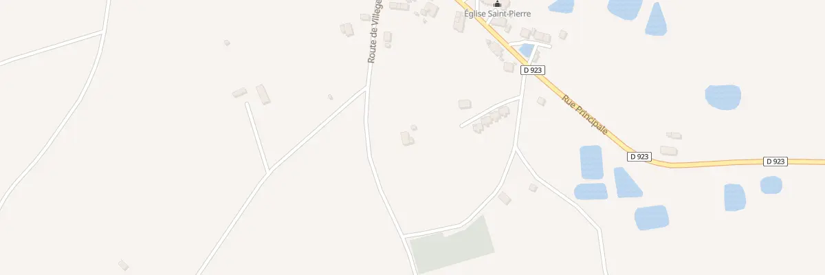 Plan du 11 Rte de Villegenon à Dampierre-en-Crot
