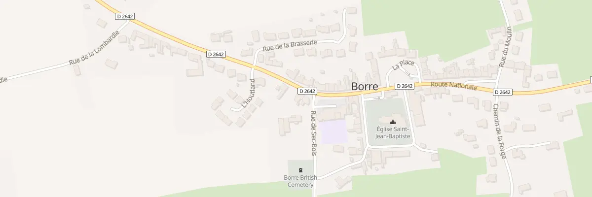 Plan du 1308 Rte Nationale à Borre