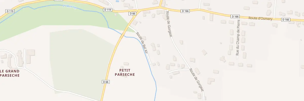 Plan du 9 Rte de Bel Air à Vornay