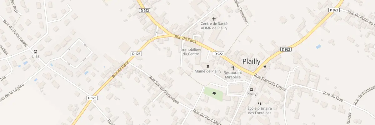 Plan du 6 Rle Messire Jean l’Effrayé à Plailly