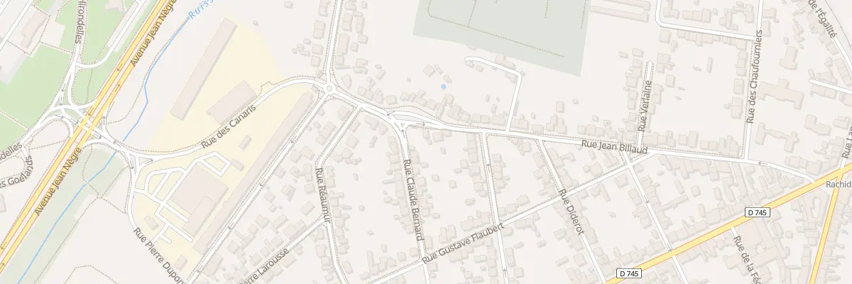 Plan du 47 Rue Jean Billaud à Montluçon