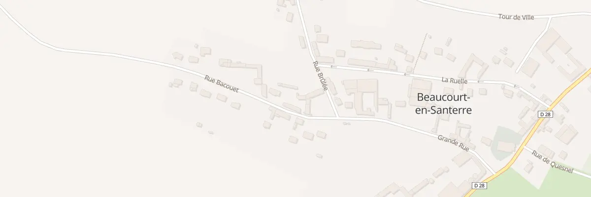 Plan du 2 Rue Bacouët à Beaucourt-en-Santerre
