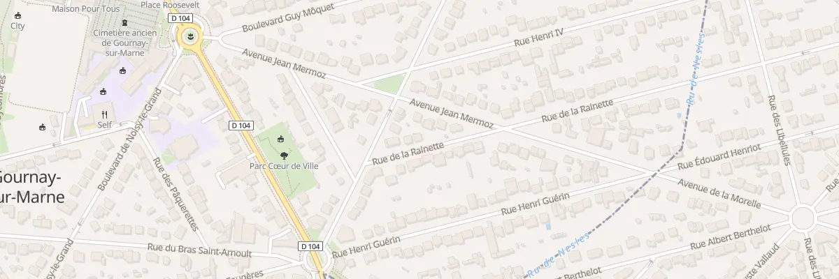 Plan du 5 Rue Rainette à Gournay-sur-Marne