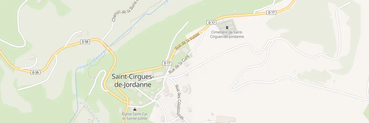 Plan du 2 Rue de la Cure à Saint-Cirgues-de-Jordanne