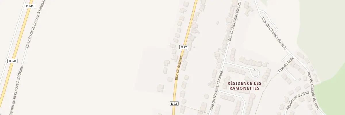 Plan du 96 Rue de Maisnil à Ruitz