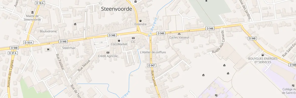 Plan du 4 Rue Carnot à Steenvoorde