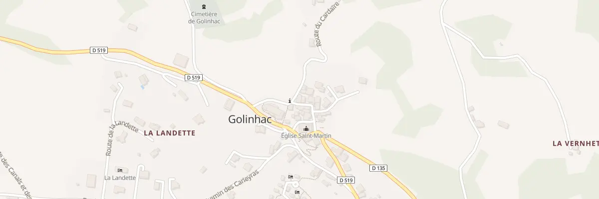 Plan du 5007 Golinhac à Golinhac