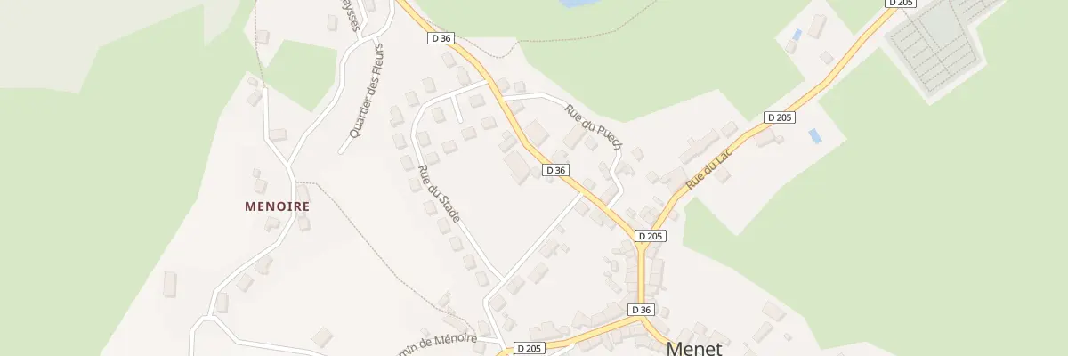 Plan du 7 Rue des Carriers à Menet