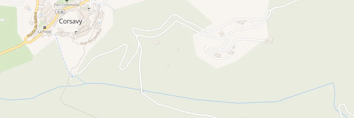 Plan du 152 La Rourede à Corsavy