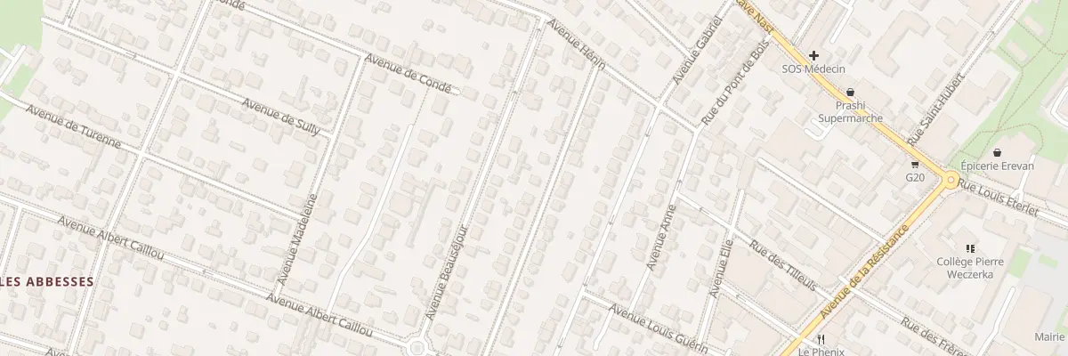 Plan du 21 Av Germaine à Chelles