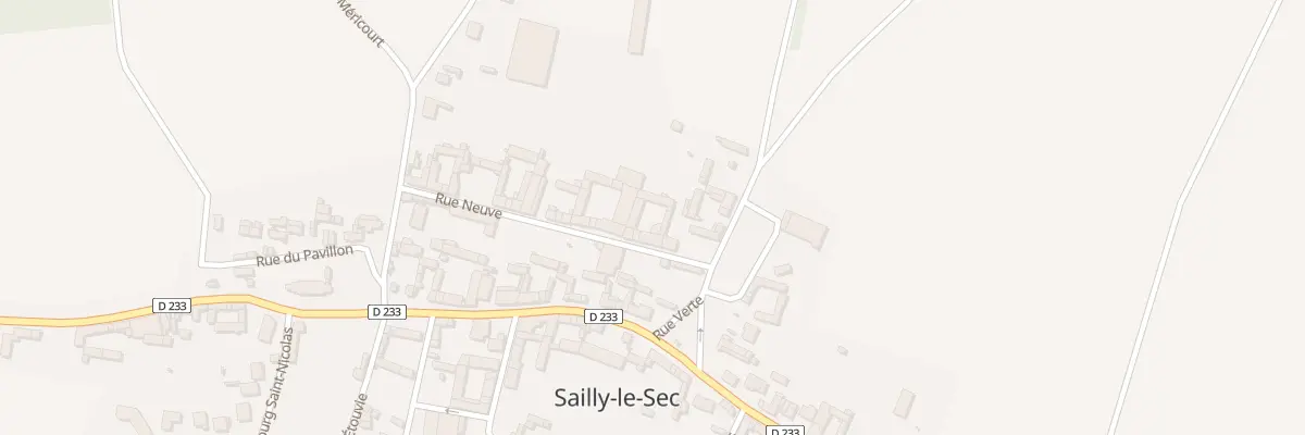 Plan du 3 Rue Neuve à Sailly-le-Sec