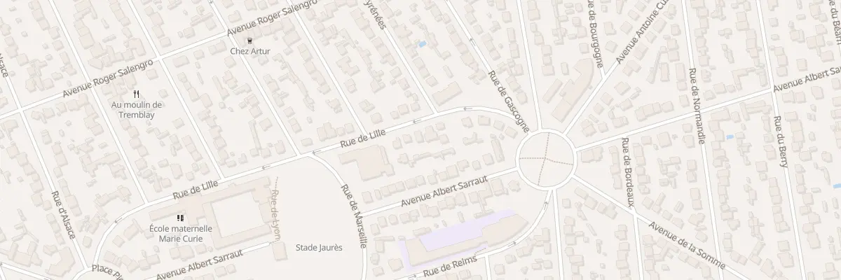 Plan du 40 Rue de Lille à Tremblay-en-France