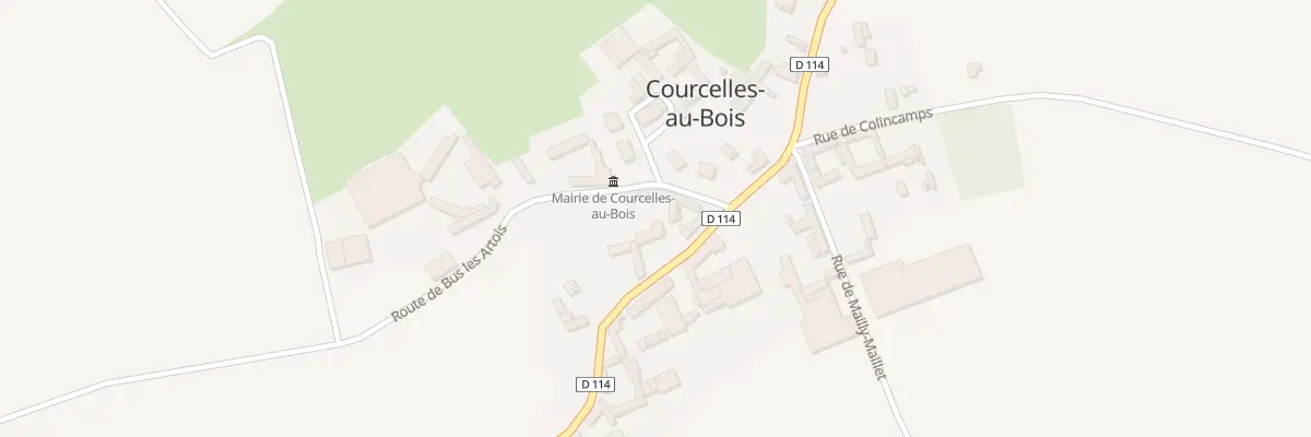 Plan du 4 Rte de Bus Les Artois à Courcelles-au-Bois